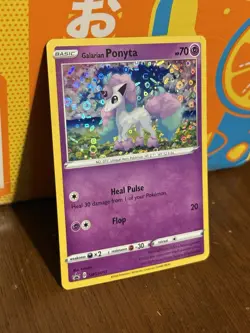 Pokemon Galarian Ponyta - SWSH013 Black Star PROMO HOLO FOIL Card NM/M - Image 1