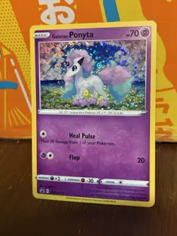 Pokemon Galarian Ponyta - SWSH013 Black Star PROMO HOLO FOIL Card NM/M - Image 2