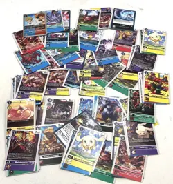 15.4 lbs. Lot of Digimon Cards. Medium Box, Unsorted - Image 4