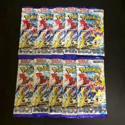 10 Pack New Unopened Raging Surf SV3a Pokemon Cards Japanese 2.0 - Image 1