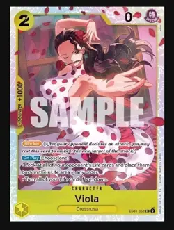 EB01-052 Viola English One Piece Card Game SR - Image 1