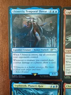 MTG: Final Fantasy Costco Bundle Promo Foil Cards (Set of 4x cards) - NM Cloud - Image 2