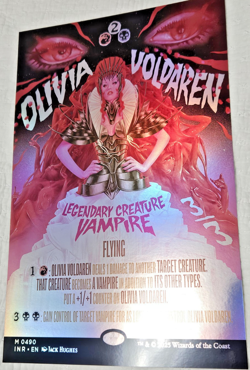 MTG Innistrad Remastered Olivia Voldaren Movie Style 11x17 Holo Foil Poster - Image 2