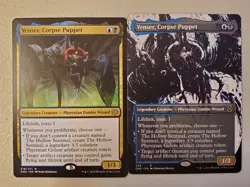 MTG 2x Venser Corpse Puppet ONE (1x Showcase, 1x Regular) Near Mint - Image 1