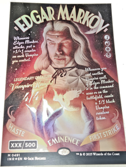 MTG Innistrad Remastered Edgar Markov Movie Style 11x17 Holo Foil Poster - Image 1