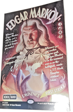 MTG Innistrad Remastered Edgar Markov Movie Style 11x17 Holo Foil Poster - Image 2