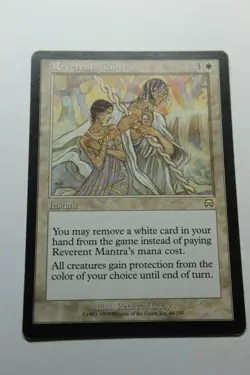 MTG Reverent Mantra x1- -Mercadian Masques-Lightly Played - Image 1