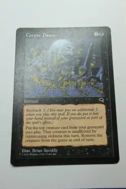 MTG Corpse Dance x1- -Tempest-Lightly Played - Image 1