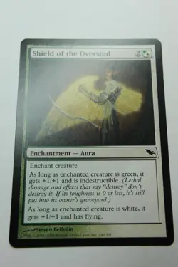 MTG Shield of the Oversoul x1- -Shadowmoor-Lightly Played - Image 1