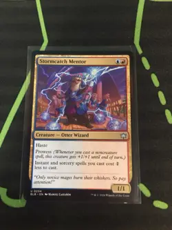MTG Magic The Gathering Stormcatch Mentor BLB Izzet Wizard Commander - Image 1