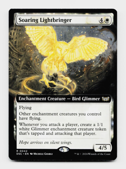 Soaring Lightbringer (Extended Art) - Commander: Duskmourn - MTG ⚪ - Image 1
