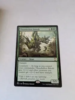 Thunderfoot Baloth Commander: Streets of New Capenna Regular MTG - Image 1