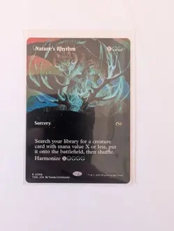 MtG Nature's Rhythm Borderless R TDM Tarkir 0349 Magic Gathering - Image 1