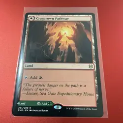 MTG Cragcrown Pathway / Timbercrown Pathway Zendikar Rising 261/280 Regular - Image 1