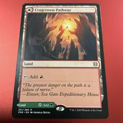 MTG Cragcrown Pathway / Timbercrown Pathway Zendikar Rising 261/280 Regular - Image 3