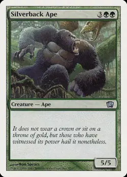 Silverback Ape 8th Edition NM Green Uncommon MAGIC THE GATHERING CARD ABUGames - Image 1