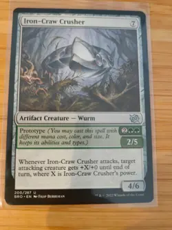 MTG Iron-Craw Crusher 200 The Brothers' War M/NM Free UK P&P - Image 1