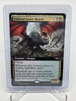 Colossal Grave-Reaver (Extended Art) Commander: Tarkir: Dragonstorm Regular - Image 1