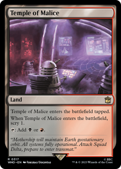 Temple of Malice [Doctor Who] Magic MTG - Image 1