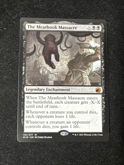 MTG The Meathook Massacre - Innistrad: Midnight Hunt (MID) NM 112/277 Black - Image 1