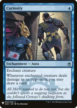 MTG magic cards 1x Curiosity Mystery Booster NM-Mint, English - Image 1