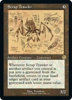 MTG Scrap Trawler - Retro Schematic NM-Mint The Brothers' War: Retro Frame Artif - Image 1