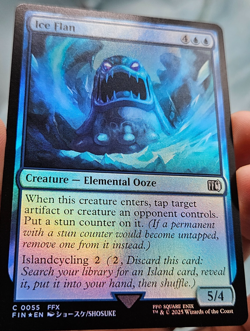 MTG Final Fantasy Ice Flan 0055 C Foil FFX - NM - Image 2