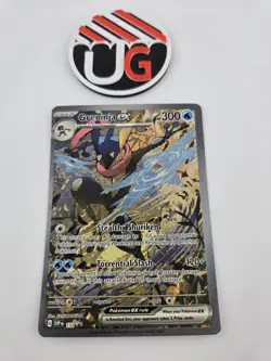 Pokemon Greninja EX 132 Pokemon TCG S&V Promo SIR Holo NM - Image 1