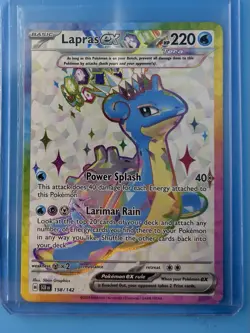 Lapras ex - 158/142 - Ultra Rare - Stellar Crown - Pokemon Card - NM/M - Image 1