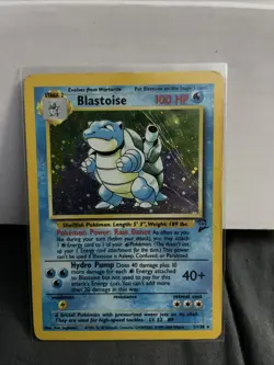 Pokemon TCG Blastoise Holo Rare Card 2/130 Base Set 2 - Creased (OBO) - Image 1