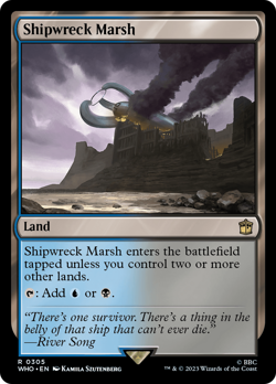 Shipwreck Marsh [Doctor Who] Magic MTG - Image 1
