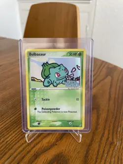 Pokemon TCG Bulbasaur EX Crystal Guardians 45/100 Reverse Holo Common - Image 1