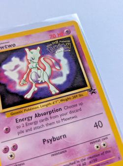 Mewtwo Black Star Promo #3 - Non-Holo Variant - Pokemon Movie 1999 - Image 3