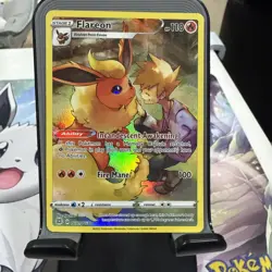 Pokemon TCG Flareon Brilliant Stars Tg01/Tg30 Holo Secret Rare - Image 1
