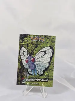 Butterfre #12 - Cracked Ice Holo - Crystal Collection 2024 - Pokemon Card - Image 1
