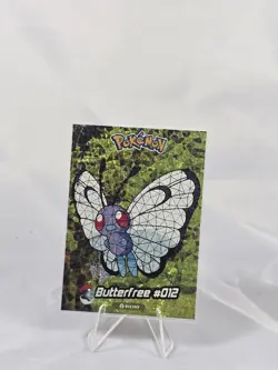 Butterfre #12 - Cracked Ice Holo - Crystal Collection 2024 - Pokemon Card - Image 3