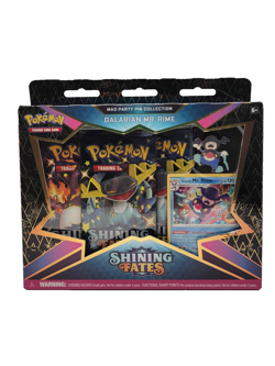 Pokemon Shining Fates Mad Party Pin Box Galarian Mr. Rime TCG Sealed New - Image 1
