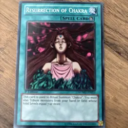 NUMH-EN053 Resurrection of Chakra Super Rare Yu-Gi-Oh Card 1st Edition NM - Image 1