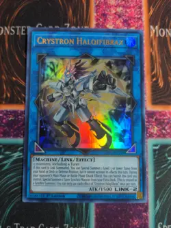 Yu-Gi-Oh! Crystron Halqifibrax GFP2-EN149 1st Edition Ultra Rare NM - Image 1