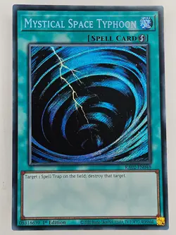 Yu Gi Oh - RA02-EN048 Mystical Space Typhoon - Secret Rare - Image 1