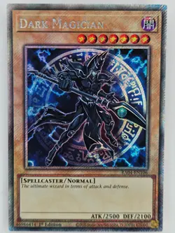 Yu Gi Oh - RA04-EN106 Dark Magician Alt Art 6 - Platinum Secret Rare - Image 1