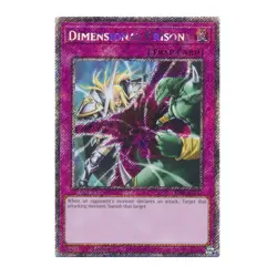 Yu-Gi-Oh! Dimensional Prison (Platinum Secret Rare) - Quarter Century Stampede - Image 1