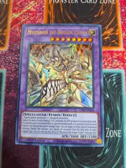 Yu-Gi-Oh! TCG Mysterion the Dragon Crown LIOV-EN034 Ultra Rare 1st Edition NM - Image 1
