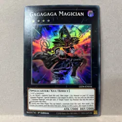 Yugioh Gagagaga Magician LED6-EN034 Legendary Duelists Magical Hero 1st Edition - Image 1
