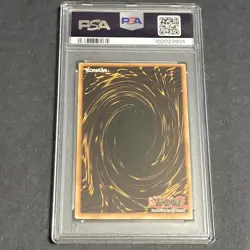 Yu-Gi-Oh! 2003 Vampire Lord DCR-000 1st Edition Secret Rare PSA 7 MINT - Image 2