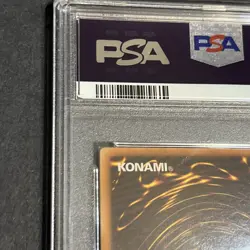 Yu-Gi-Oh! 2003 Vampire Lord DCR-000 1st Edition Secret Rare PSA 7 MINT - Image 3