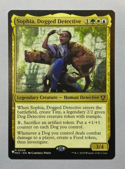 MTG - Secret Lair: Everyone's Invited - Sophia, Dogged Detective - NM - Image 1