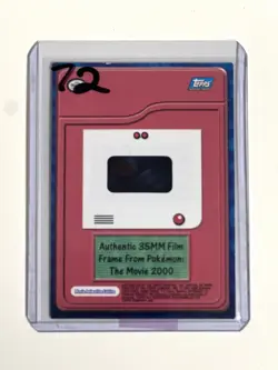 CGC 8.5 Pokemon Authentic Film Frame Card 35mm 2000 Movie Topps - Moltres - Image 1