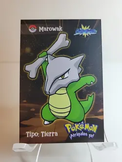 Shiny Marowak Pokemon Collectoon Card Non Tcg - Image 1