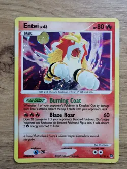Pokemon Entei TCG Secret Wonders Holo Rare Card 4/132 NM Condition - Image 1
